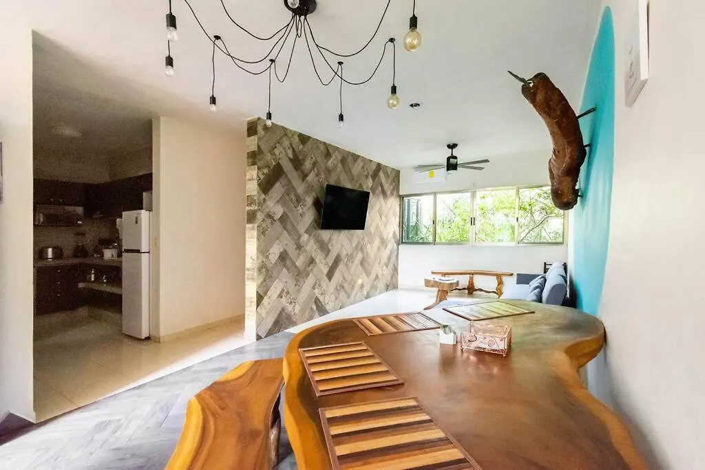 Cenote Penthouse Terraza & Jacuzzi Panoramicos, Muy Amplio, 2 Pisos Para Tu Uso Personal Y Exclusivo, 3 Recamaras, Excelente Ubicacion, La Playa Y La Quinta Av Caminando A 10 Minutos, Cerca De Restaurantes, Bares, Bancos, Nomadas Digitales 150 Mbps Playa del Carmen Messico